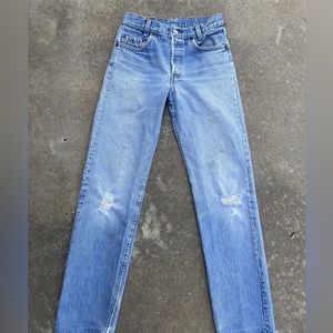 VINTAGE LEVI’S 501 1980s button fly jeans